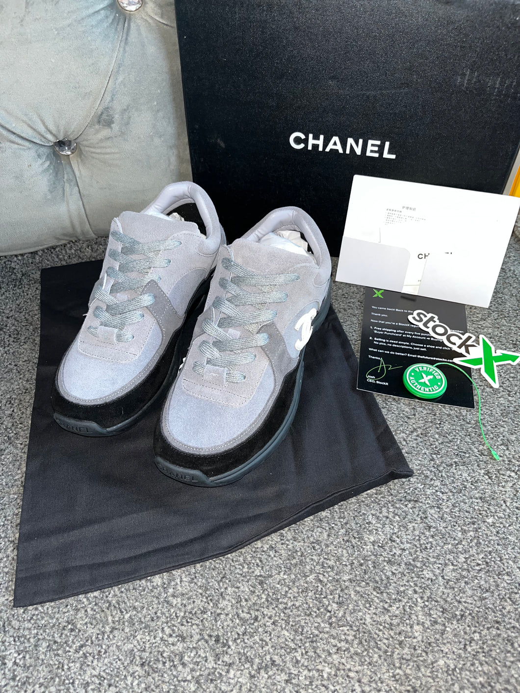 Grey C Trainers