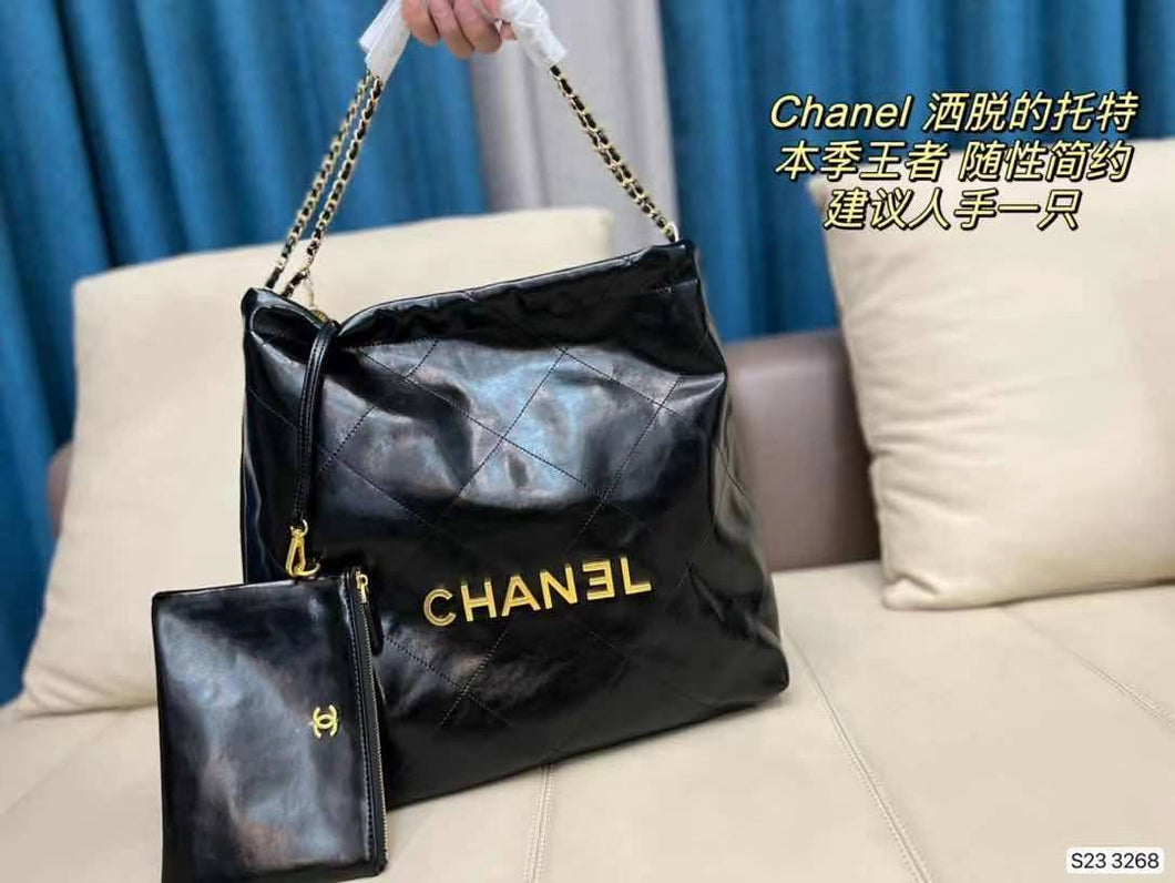 Leather Shoulder Bag Set