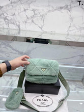 Load image into Gallery viewer, Fluffy Mint Green P Bag
