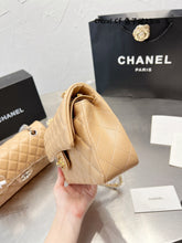 Load image into Gallery viewer, Peach Beige Leather C Bag
