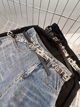 Load image into Gallery viewer, Plain Jean Shorts &amp; Belt
