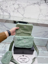 Load image into Gallery viewer, Fluffy Mint Green P Bag
