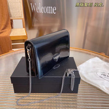 Load image into Gallery viewer, Black Leather P Bag
