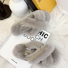 Load image into Gallery viewer, Fluffy Ugg Slippers

