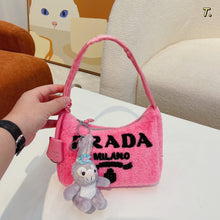 Load image into Gallery viewer, Pink Fluffy Prade Bag
