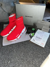 Load image into Gallery viewer, Red Sock Trainers
