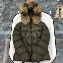 Load image into Gallery viewer, Real Fur Hooded Coat
