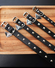 Load image into Gallery viewer, Black Leather Collar
