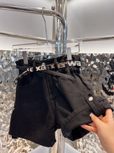 Load image into Gallery viewer, Plain Jean Shorts &amp; Belt
