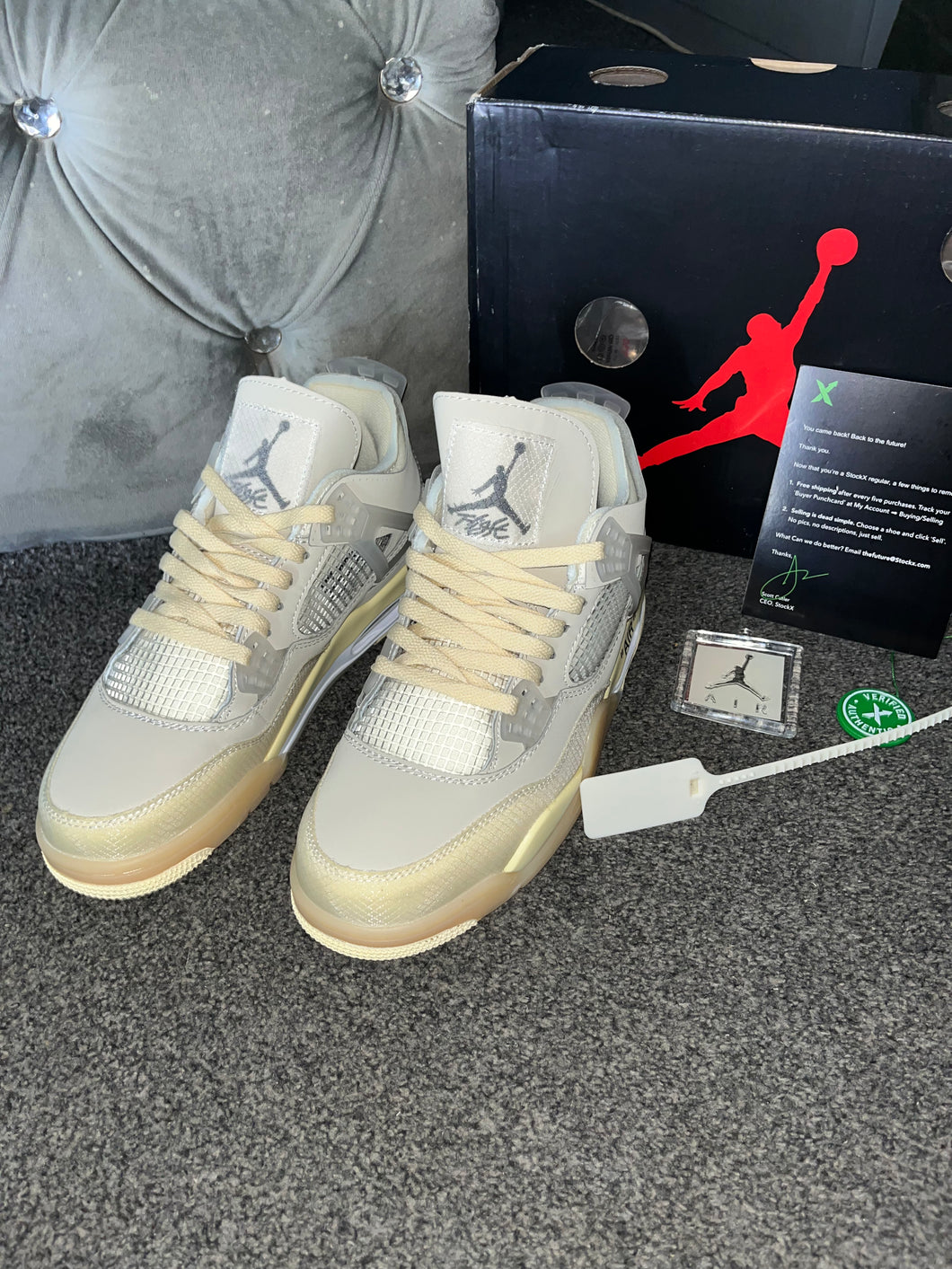 Beige Air Trainers